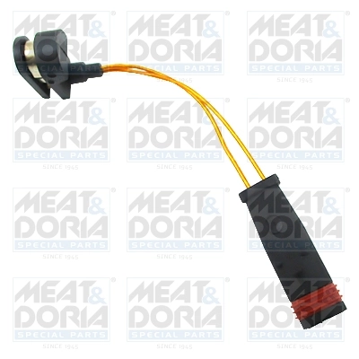 Warning Contact, brake pad wear